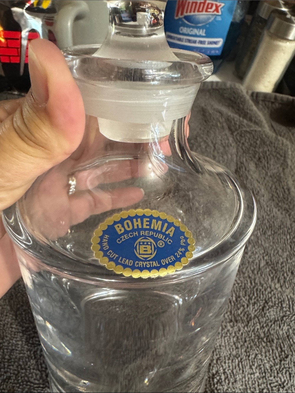 Clear Crystal Decanter - Clear